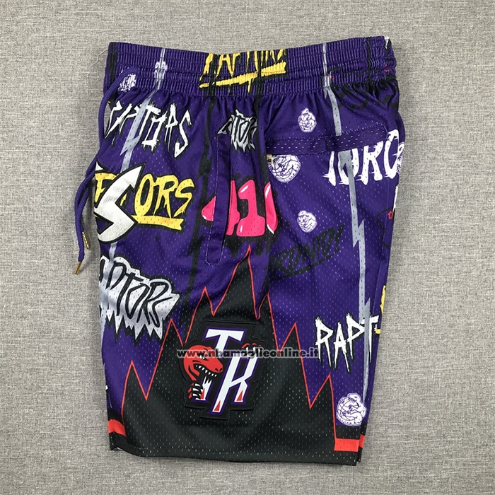 Pantaloncini Toronto Raptors Slap Sticker Just Don Viola